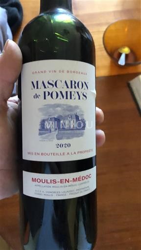 Bordeaux Moulis-en-Médoc Mascaron de Pomeys 2020