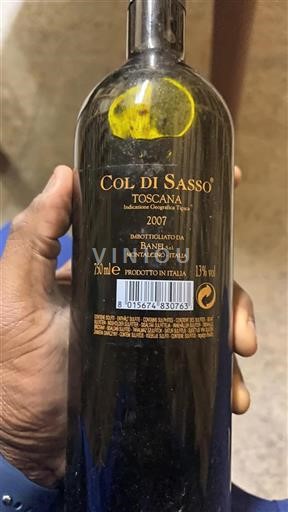 Toscane Banfi Col di Sasso 2007