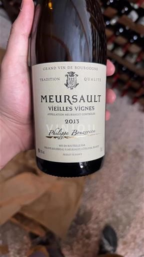 Borgonha Meursault Philippe Bouzereau Vieilles Vignes 2013