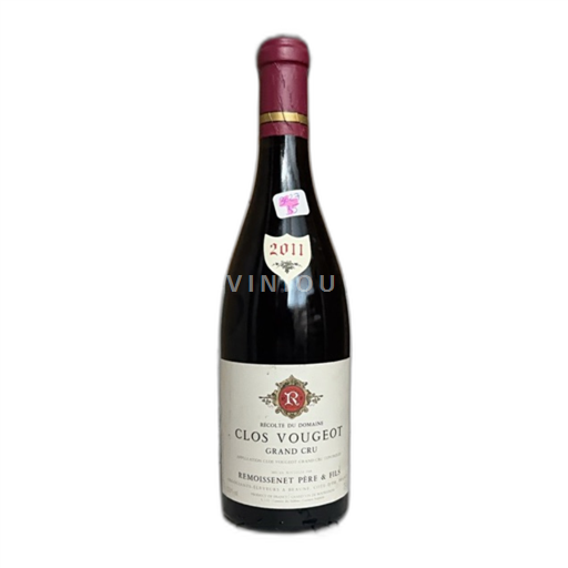 Vin Rouge sec Remoissenet Père & Fils 2011 France Bourgogne Clos-de-vougeot AOC Grand Cru