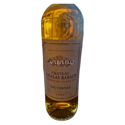 Bordeaux Sauternes Château Sigalas Rabaud 2005