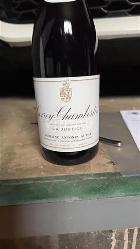 Bourgogne Gevrey-chambertin Antonin Guyon La Justice 2022