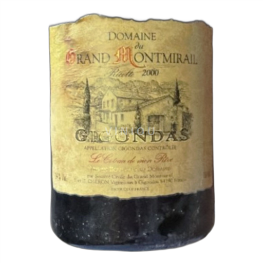 Rhônen laakso Gigondas Domaine Grand Montmirail Vieilles Vignes 2000