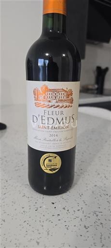 Bordeaux Saint-Émilion Fleur Edmus 2014