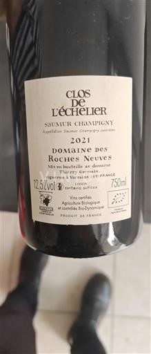 Loirevallei Saumur-champigny Domaine Des Roches Neuves Clos de l'Échelier 2021