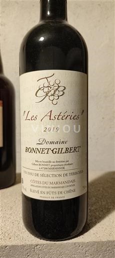 Zuidwest-Frankrijk Côtes du Marmandais Domaine Bonnet Gilbert Les Astéries 2019
