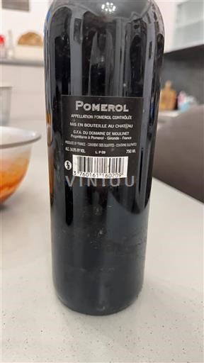 Burdeos Pomerol Château Moulinet 2009