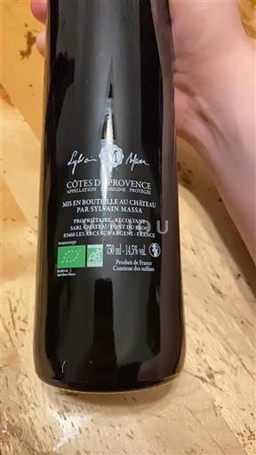 Provence Côtes-de-Provence Font Du Broc Sylvain Massa Ohne Jahrgang
