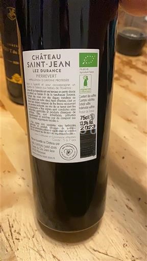 Rhônen laakso Pierrevert Château Saint Jean 2023