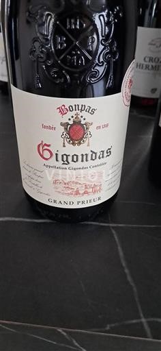 Rhônedalen Gigondas Bonpas Grand Prieur Icke årgångsbetecknad