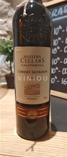 Californiske AVA'er Ikke specificeret Western Cellars Cabernet Sauvignon 2020