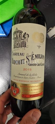 Bordeaux Ni doloceno Grand Cru Château Laniote 2015