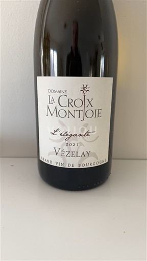 Borgoña Borgoña Vézelay Domaine La Croix Montjoie L'Elégante 2021
