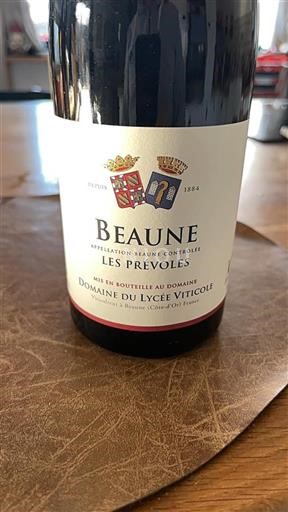 Burgundy Beaune Domaine Lycée Viticole Les Prévoles 2023