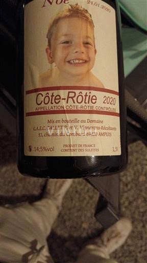 Rhônen laakso Côte-rôtie Domaine Gallet Noé 2020