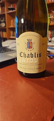 Bourgogne Chablis Jeanpaul & Benoît Droin 2023