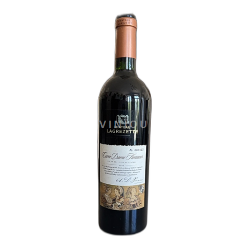 Lounais-Ranska Cahors Château Lagrezette Dame Honneur 2016