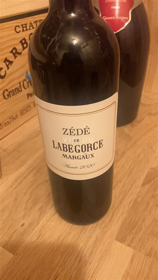 Bordeaux Margaux Labegorce Zédé de Labégorce 2020