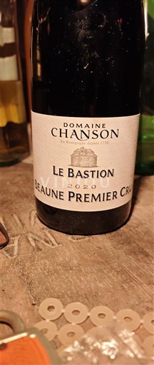 Burgundsko Beaune Premier Cru Chanson Le Bastion 2020