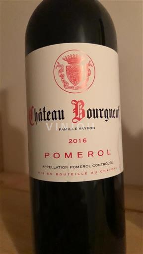 Bordeaux Pomerol Château Bourgneuf 2016