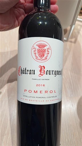 Bordéus Pomerol Château Bourgneuf 2016