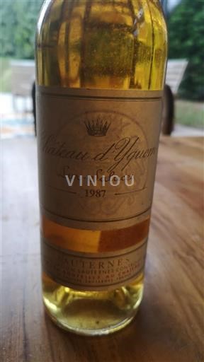 Bordeaux Sauternes Château Yquem 1987
