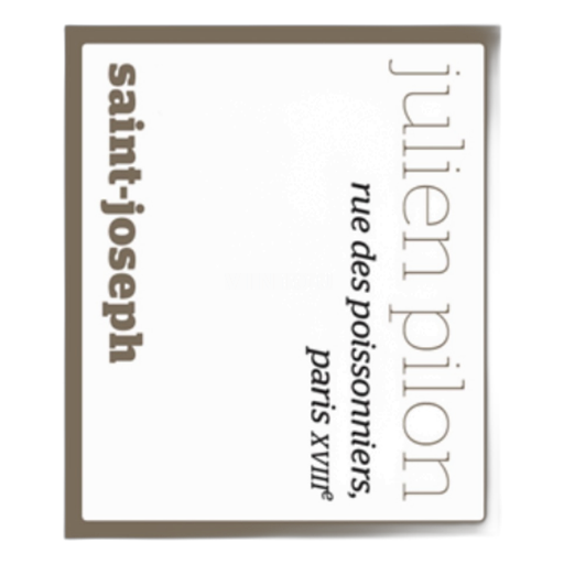 Vale do Ródano Saint-Joseph Julien Pilon Rue des Poissonniers Paris XVIIIe 2023