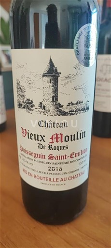 Bordeaux Puisseguin-saint-émilion Château Vieux Moulin De Roques 2018
