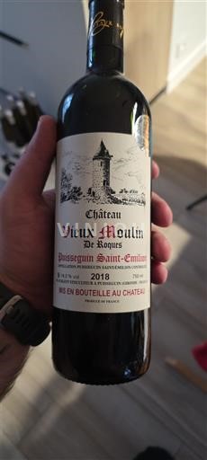 Burdeos Puisseguin-saint-émilion Château Vieux Moulin De Roques 2018