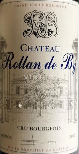 Víno Rouge sec Cru Bourgeois Château Rollan de By 2015 Francie Bordeaux Médoc AOC