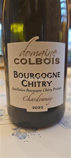 Bourgogne Domaine Colbois 2022