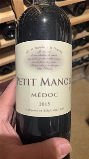 Bordeaux Médoc Petit Manou 2015