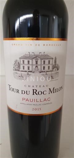 Bordeaux Pauillac Château Tour Du Roc Milon 2015