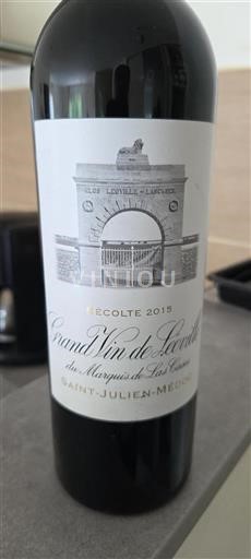 Vin Rouge sec Grand Vin de Léoville Château Léoville-Las Cases 2015 France Bordeaux Saint-Julien AOC Grand Cru