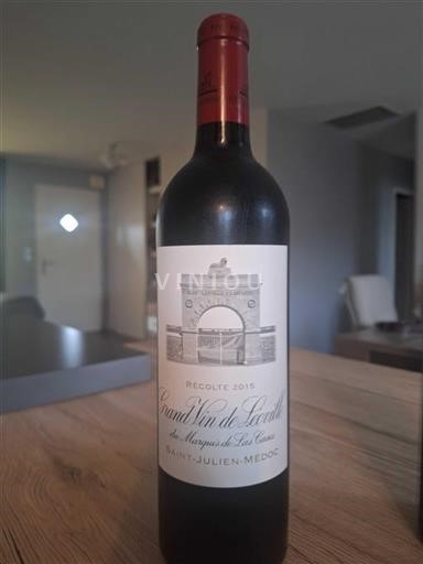 Burdeos Saint-Julien Grand Cru Château Léoville Las Cases Grand Vin de Léoville 2015