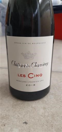 Borgonha Não especificado Premier Cru Château Chamirey Les Cinq 2018