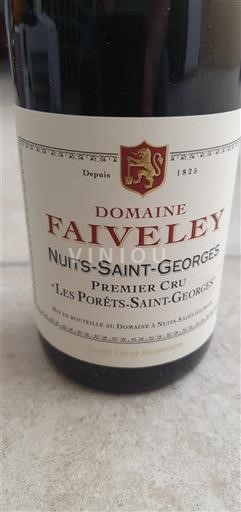 Bourgogne Nuits-Saint-Georges Premier Cru Domaine Faiveley Les Porêts-Saint-Georges 2020