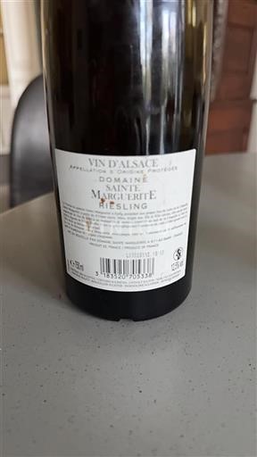 Alsace Ikke specificeret Domaine Sainte Marguerite Riesling 2020