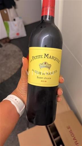 Bordeaux Saint-Julien Clos Du Marquis La Petite Marquise 2018
