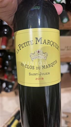 Burdeos Saint-Julien Clos Du Marquis La Petite Marquise 2018
