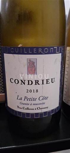 Rhône-dalen Condrieu Yves Cuilleron La Petite Côte 2018