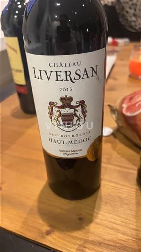 Bordeaux Haut-Médoc Cru Bourgeois Château Liversan 2016