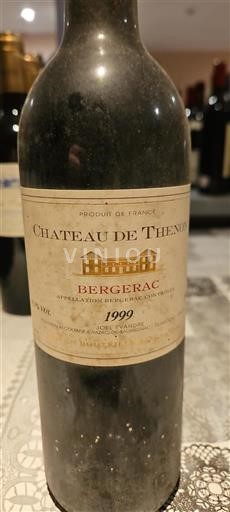 Lounais-Ranska Bergerac Château Thenon 1999