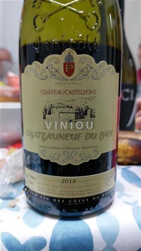 Rhônetal Châteauneuf-du-Pape Château Castelfont 2018