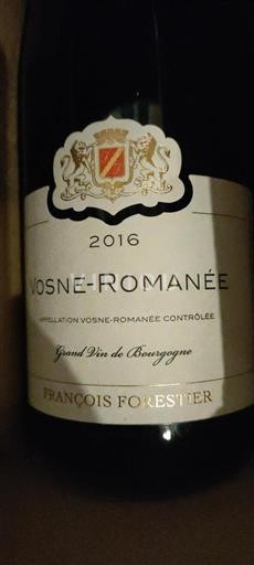 Borgonha Vosne-romanée François Forestier 2016