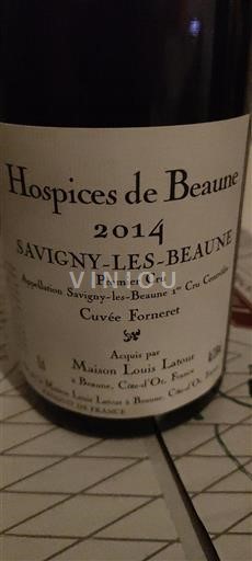 Borgoña Savigny-lès-Beaune Premier Cru Hospices De Beaune Forneret 2014