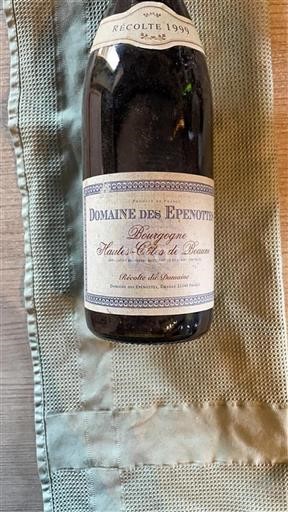 Borgonha Hautes-Côtes de Beaune Domaine Des Epenottes 1999