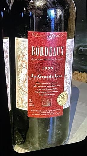 Bordeaux La Grande Lice 1999