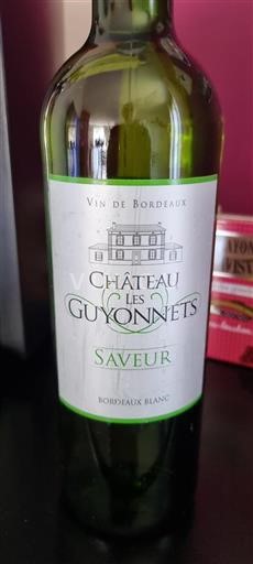 Bordeaux Bordeaux blanc Château Les Guyonnet Saveur Neročník