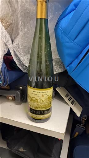 Alsace Ikke specificeret Domaine Greiner Gewurztraminer 2006